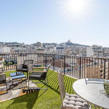 Marseille: Superbe Vue Sur Notre-Dame De La Garde Apartamento Exterior foto
