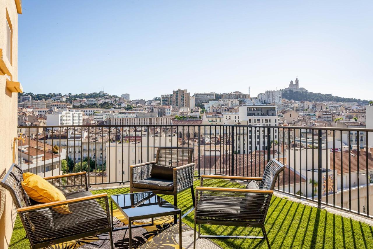 Marseille: Superbe Vue Sur Notre-Dame De La Garde Apartamento Exterior foto