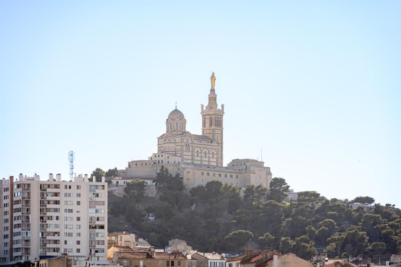 Marseille: Superbe Vue Sur Notre-Dame De La Garde Apartamento Exterior foto